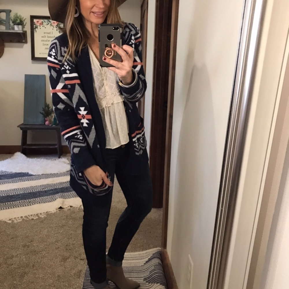 Aztec cardigan